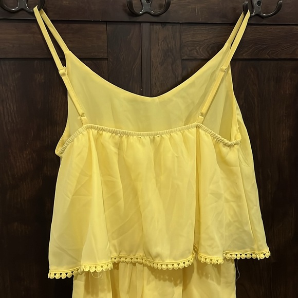 Cosmoda Yellow Romper Sz S - Picture 5 of 8